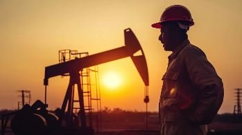 Oil pump jack at sunset representing Petroleum Products Supply